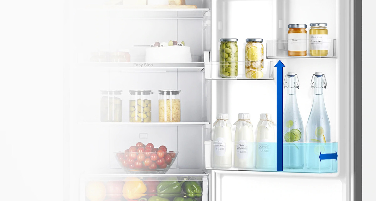 Convenient storage of large containers