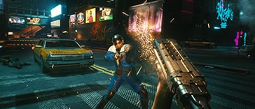 cyberpunk screen mercenary 2