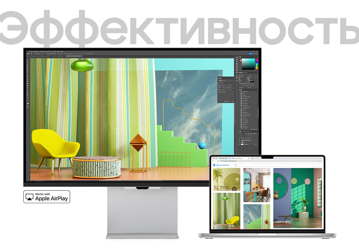 Расширьте возможности вместе с Apple AirPlay